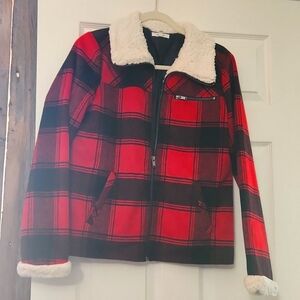 Maurices Plaid Jacket